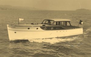 Kajütboot - entwickelt und gebaut bei Bootswerft Faul AG - 1937