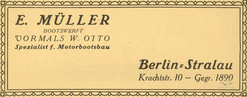 E. Müller Bootswerft