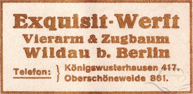 Exquisit - Werft
