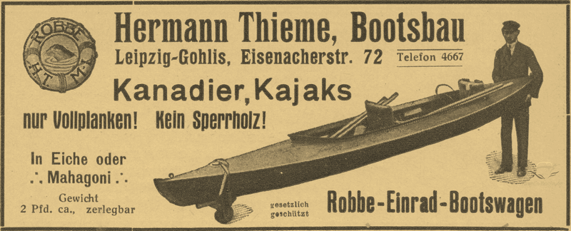Hermann Thieme, Bootsbau