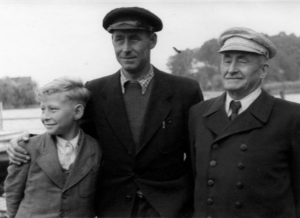 Manfred, Theo und Oscar Ernst (v.l.)