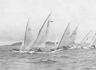 Deutsche und schwedische 30-er in der Sandhamwoche 1926 - Photo: B. Nerberg (Stockholm)