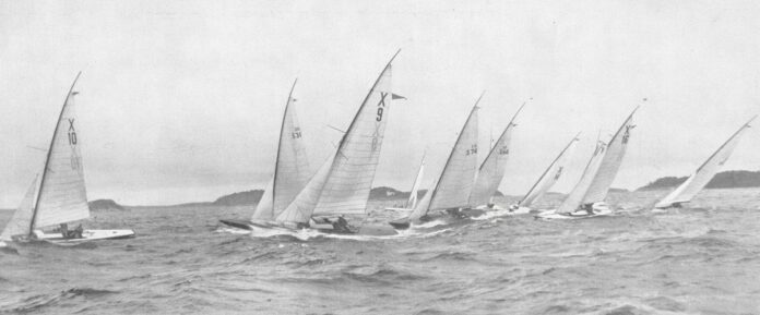 Deutsche und schwedische 30-er in der Sandhamwoche 1926 - Photo: B. Nerberg (Stockholm)