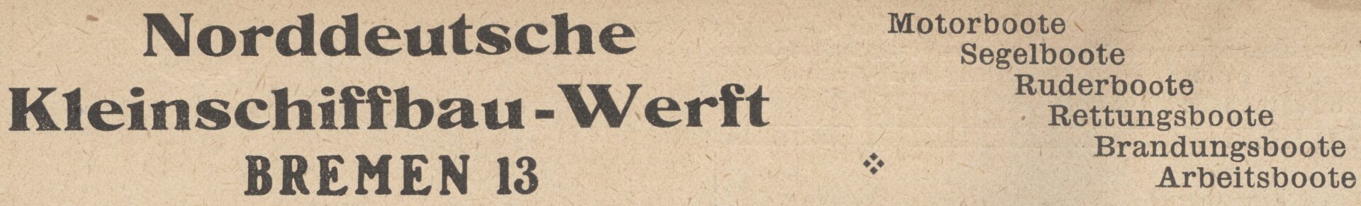 Norddeutsche Kleinschiffbau-Werft