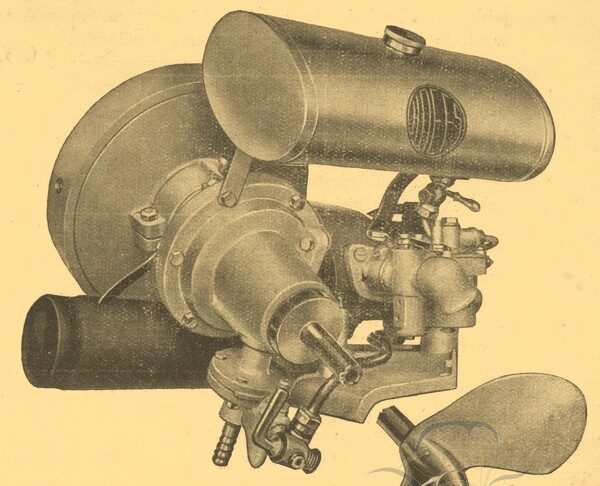 Hoefs Seitenbordmotor - 98 ccm - 1,7 PS
