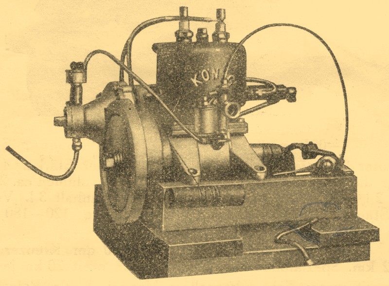 König Einbaumotor 1930 - Speziell für Fischereien und Transportboote