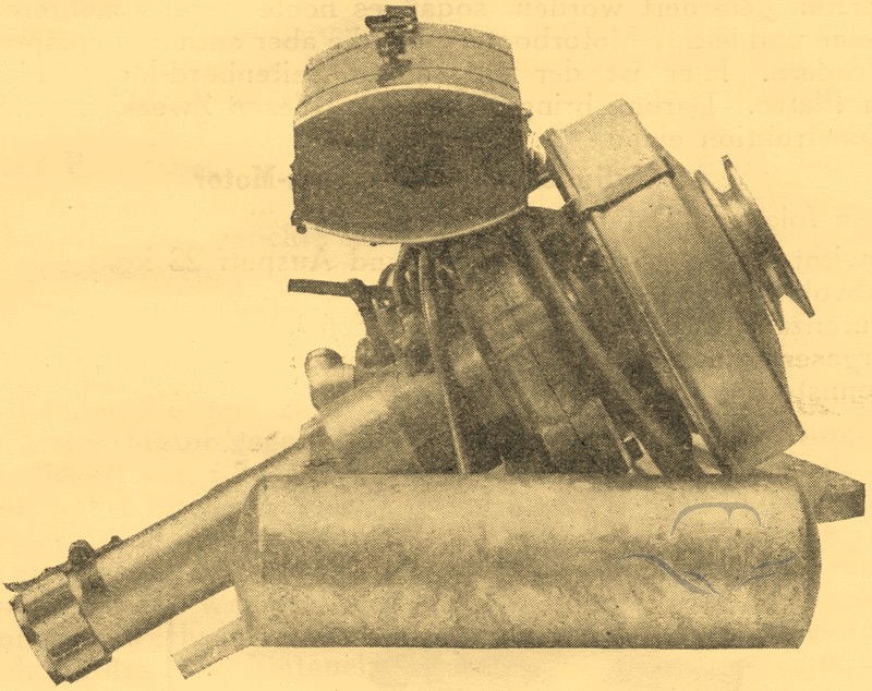 König Seitenbordmotor Typ D 3.5 PS 1930