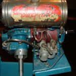 Seitenbordmotor Delphin D3 - Fa. Prometheus - im Technikmuseum Berlin aufgenommen