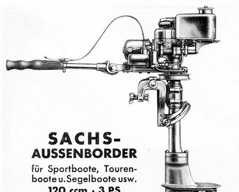 Sachs Außenbordmotor 120 ccm 2,5 PS