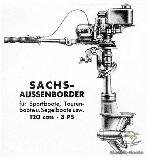 Sachs Außenbordmotor 120 ccm 2,5 PS