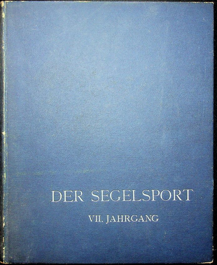 Der Segelsport - VII Jahrgang - 1920 - Cover Der Segelsport - VII Jahrgang - 1920 - Cover