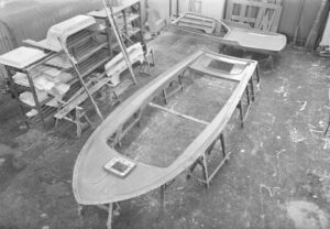 Bora-Motorboote im Form-Bau. 1961 – © Historisch-fotografisches Archiv des Werks von Monfalcone, Monfalcone