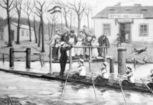 Der Eiertribut an der Oberspree- Die Gartenlaube - Heft 18 S. 301-307 - 1895 - Nach einer Originalzeichnung von Carl Hermann Küchler