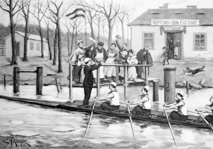 Der Eiertribut an der Oberspree- Die Gartenlaube - Heft 18 S. 301-307 - 1895 - Nach einer Originalzeichnung von S. H. Küchler.