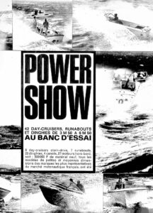 Power Show - Beitrag von Jean Besnard - Magazin Neptune Nautisme - Ausgabe 60 im Mai 1968