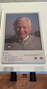 Teilansicht neueröffnetes Wassersportmuseum Grünau - über den Gründer des Museums Werner Philipp