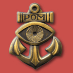 Peintre Officiel de la Marine - POM - Anker-Signatur