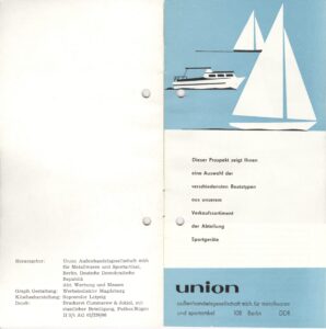 Das Boot für Sie - Verkaufssortiment der Abt. Sportgeräte - Union - 1966_Seite_002