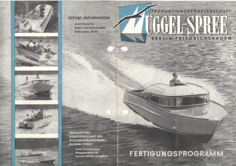 Fertigungsprogramm – PGH Müggelspree 1961