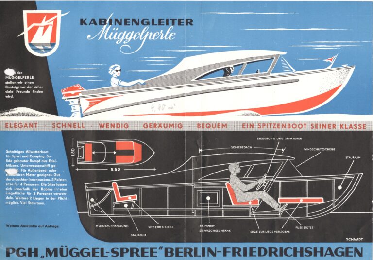 Kabinengleiter Müggelperle – PGH Müggelspree Jahr unbekannt