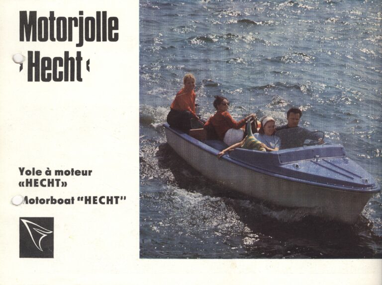 Motorjolle Hecht – VEB Yachtwerft Berlin 1972