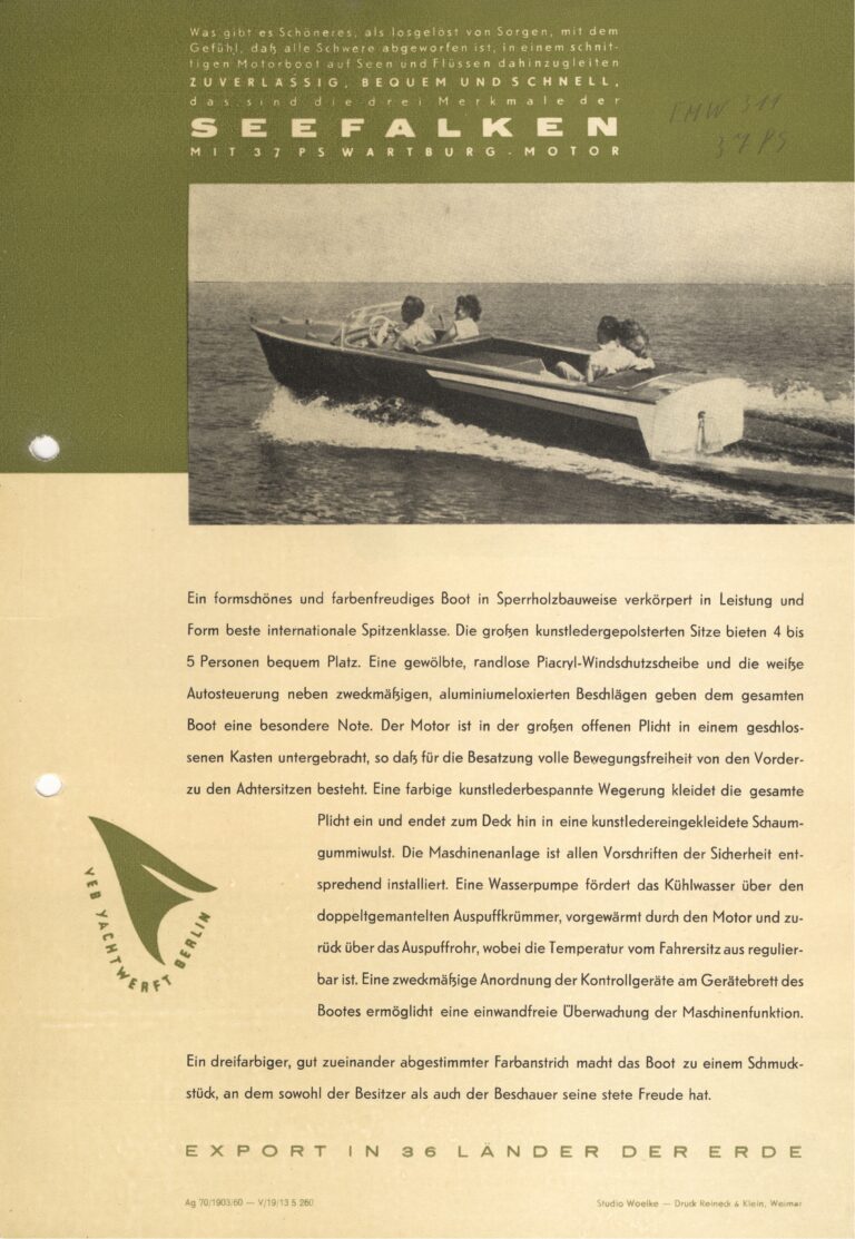 Seefalken – VEB Yachtwerft Berlin 1960