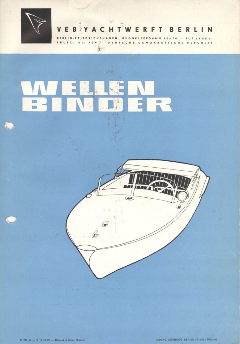 Wellenbinder – VEB Yachtwerft Berlin 1962